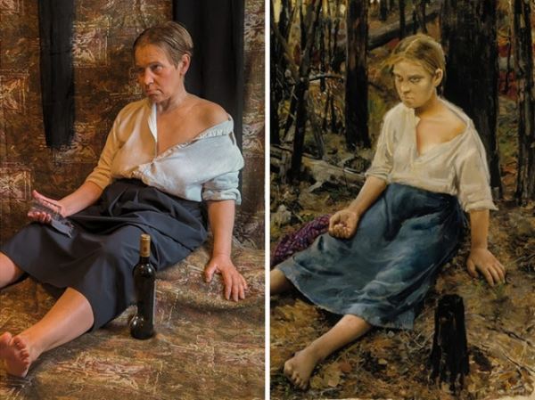 Арт-челлендж ИзоИзоляция: российские Интернет-пользователи, сидящие на самоизоляции, воссоздают произведения искусства (20 фото)