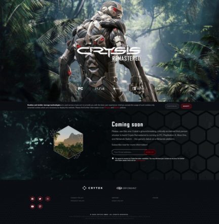 Crytek выпустит ремастер Crysis для современных консолей и ПК